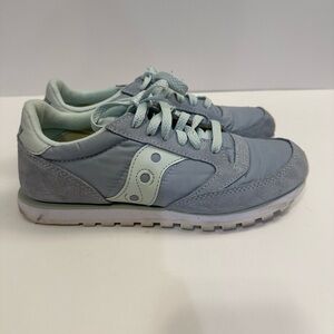 Saucony Womens Jazz Low Pro Sneakers Blue Size 8